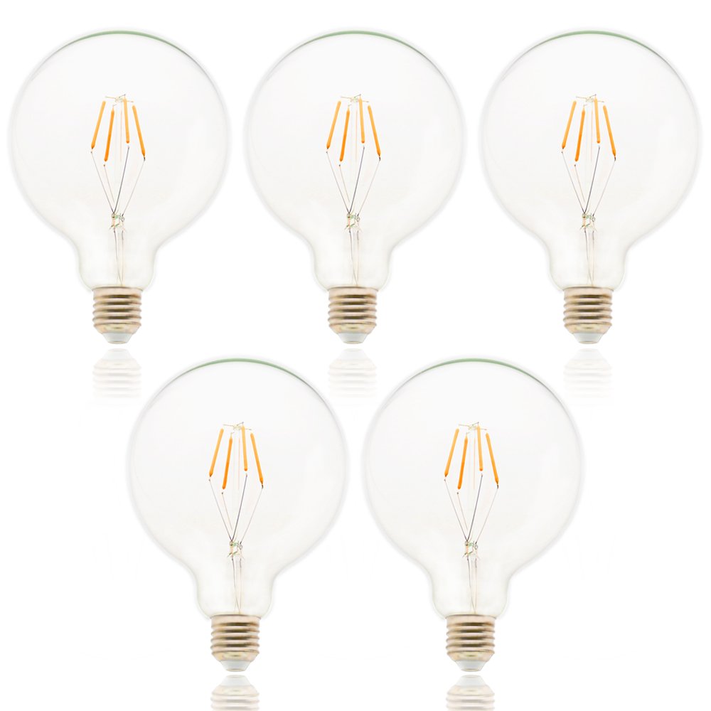 Edison żarówka LED w stylu retro E27 E27 AC 220 V LED C35 G45 A60 ST64 G80 G95 G125 Vintage G125 G125 E27 4.00 W 220,00 V