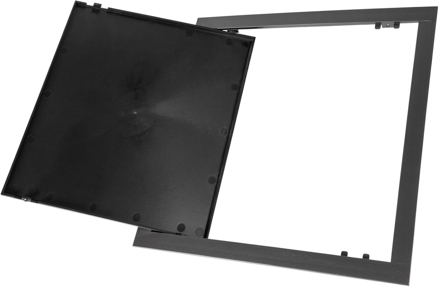 Vent Systems 12" x 12" Inch Anthracite Plastic Wall Hole Cover - Plumbing Access Panel for Drywall - Crawl Space Door - Ceiling Access Panel - Electrical Panel Cover - Access Door in Home, Garage