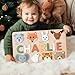 Custom Handmade Puzzles for Toddlers | Multi Color Scheme Options Wooden Name Puzzle | Baby Shower Gift, Easter Gift, New Baby Gift, Christmas Gift, Birthday Gift for Bab, Kid, Toddler | Toddler Toys