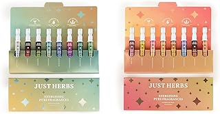 Just Herbs Unisex Adult Liquid Perfumes Trial Set of 8 x 3ml Fragrances (Fresh & Woody) & EDP Perfumes Trial Set of 8 x 3ml Long Lasting Pocket Perfume Fragrances (Floral & Citrus) Combo-picture-17