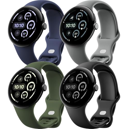 DMVEIMAL �A�N�e�B�u�o���h 4�{�p�b�N Google Pixel Watch 4 3 45mm�p�o���h �j�����p �h�� �X�|�[�c �V���R�� �����p���X�g�o���h �X�g���b�v Google Watch 4 3�p �o���h 45mm