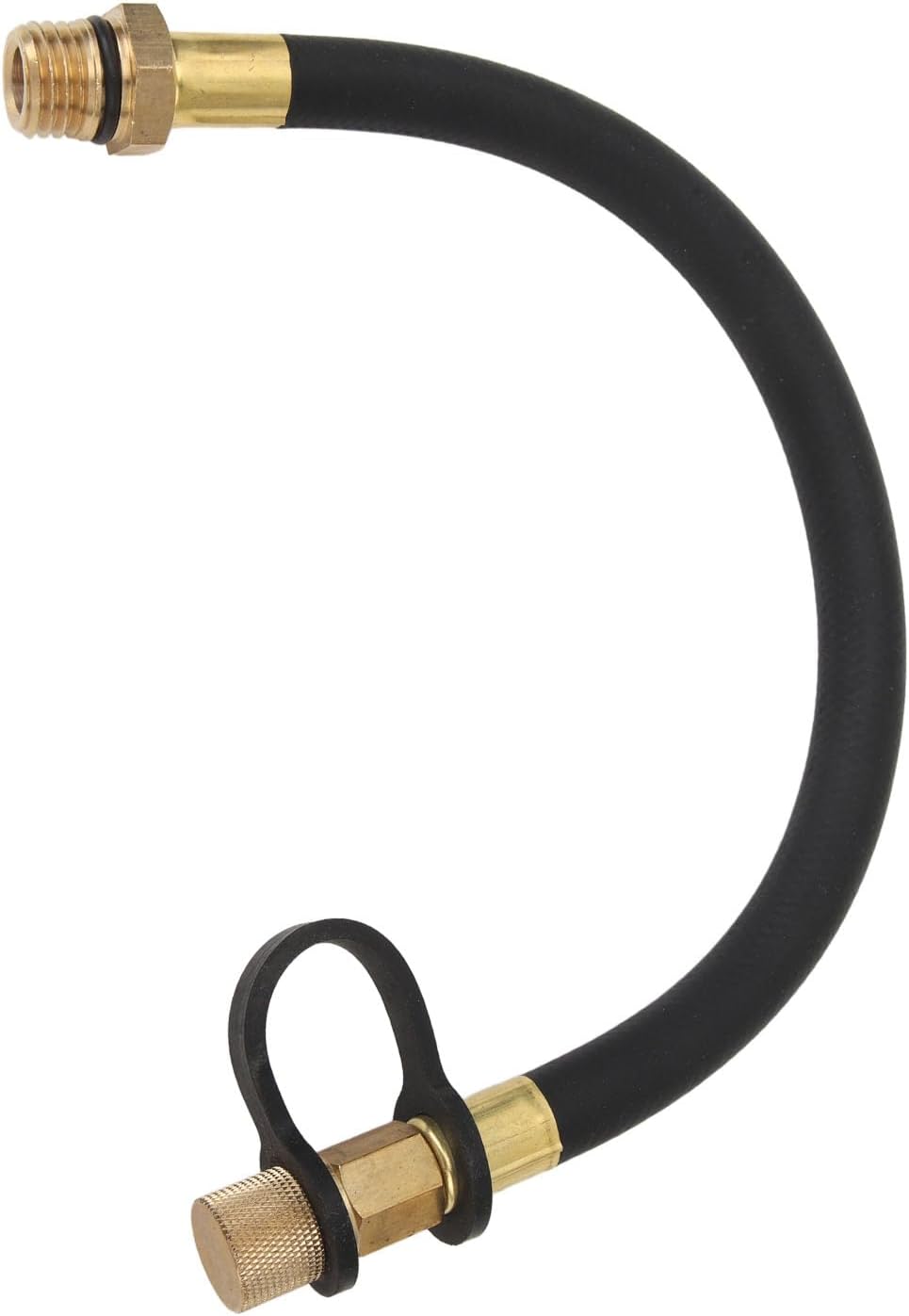 51044-0902 510440902 Flexible Oil Drain Hose Replacement for Kawasaki FH FR FS FT FX Engine Models, 16 Inch Engine Flex Drain Hose, Oil Change Drain Tube for Lawn Mower Zero Turn Tractor