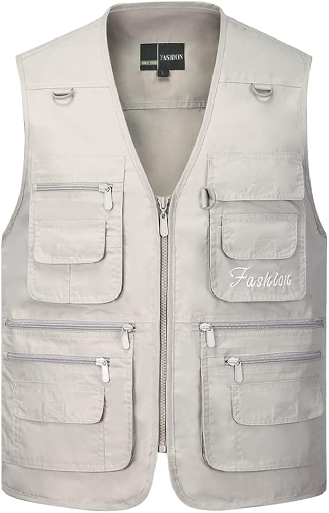 トップス GERUGA NEIL VEST BIG POCKET Hcclijo Summer Men Sleeveless Baggy Jacket With Many Pockets