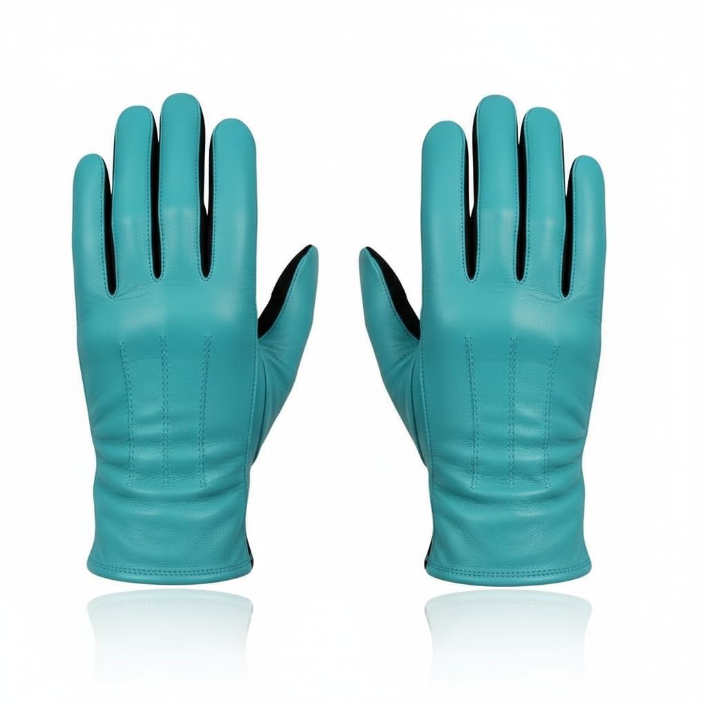 Emporium Leather Women's Jade Genuine Leather Gloves With Fleece Lining (Small, )
