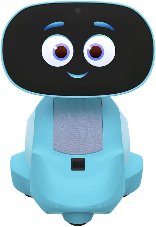 Miko 3: AI-Powered Smart Robot for Kids | STEAM Learning & Educational | Interactive Robot with Learning apps & Unlimited Games | Birthday Gift for Girls & Boys Aged 5-12| Blue.