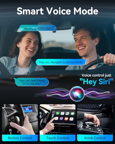 Image of Burnt Sugar Wireless Carplay Adapter for iPhone 2026 Upgraded, Ultra-Mini USB for Apple Car Play Convert Wired to Wireless, Stable Low-Lag GPS Plug & Play for iOS 10+ & Cars from 2016+ (Light Gray)