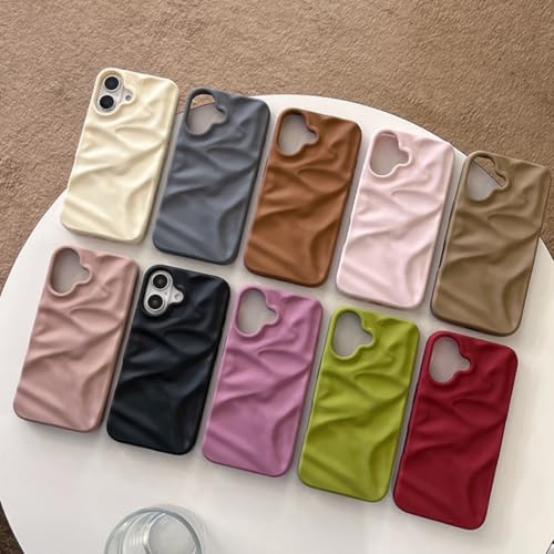 Coque iPhone 14 marron antichoc TPU souple texture mate