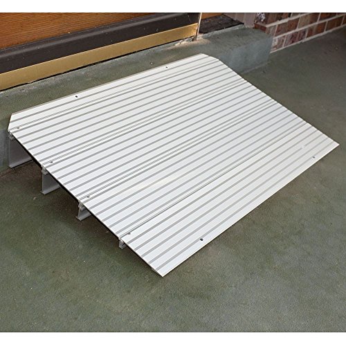 Silver Spring 1-3/4" High Aluminum Mobility Threshold Ramp For Wheelchairs, Scooters, And Power Chairs #TOP4