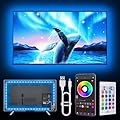GANZQH 20FT Led Lights for TV, TV Backlight for 32-80 Inch, USB Led Light Strip with Remote, App Control, RGB Strip TV Lights Music Sync Color Changing, Led Lights for Room Gaming Accessories