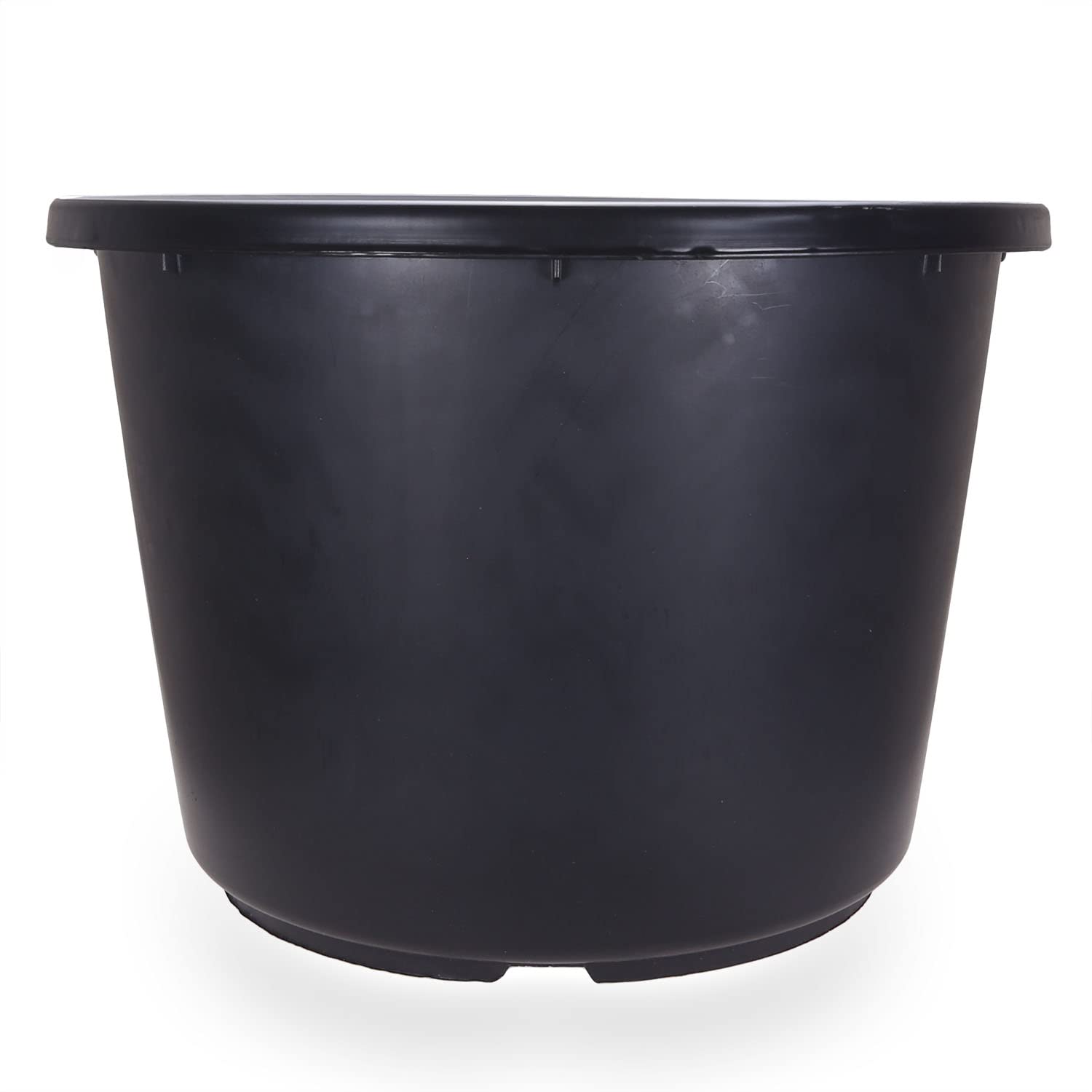 CLGarden ø 45cm 30 Liter PE Springbrunnenbecken rund mit GFK Deckel Becken Set Brunnenbecken klein für Gartenbrunnen Garten Springbrunnen Quellstein