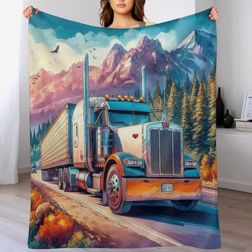 Manta para camión grande de franela de 180x200 cm y manta cálida para sofá 2
