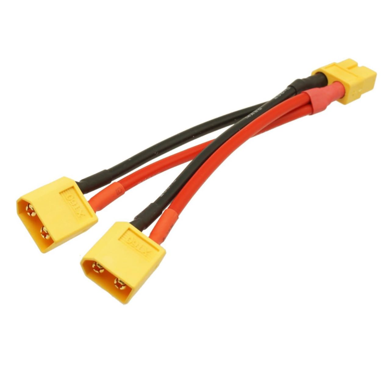 Cable paralelo XT60 para doble batería en drones de carreras y aeromodelismo 6