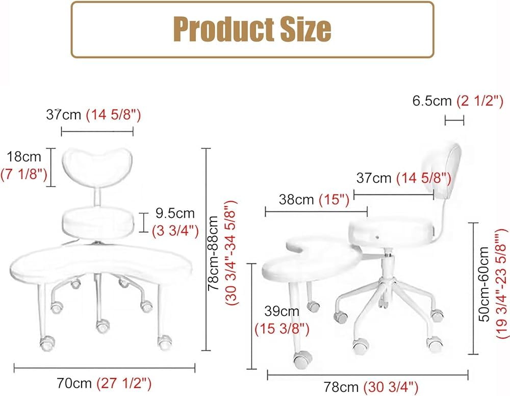 Siege Assis Genoux Chaise de Siège pour Enfants pour S'asseoir Les Jambes Croisées, Chaise Ergonomique à Genoux avec Repose-pieds, Tabouret de Méditation/chaise D'extérieur pour Salon de(Color:Marron)