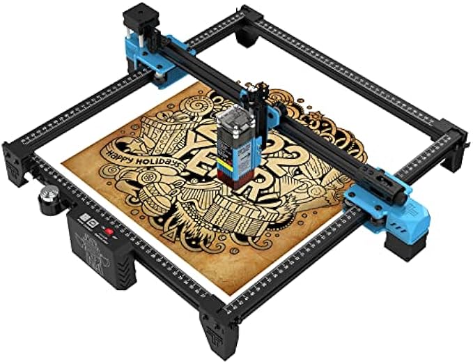 TTS-25 20W Laser Engraving Machine Laser Cutting Machine Laser Cutting Engraving Machine Engraving Tool For Wood Leather Aluminum