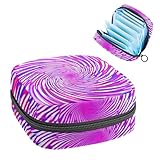 Matériau : ce sac pour coussinets menstruels est fabriqué en tissu floqué de qualité supérieure, éponge, tissu Oxford, qui est confortable au toucher. Le support de coussinet d'allaitement à fermeture éclair est lavable et réutilisable, parfait comme sac de rangement durable pour produits menstruels.