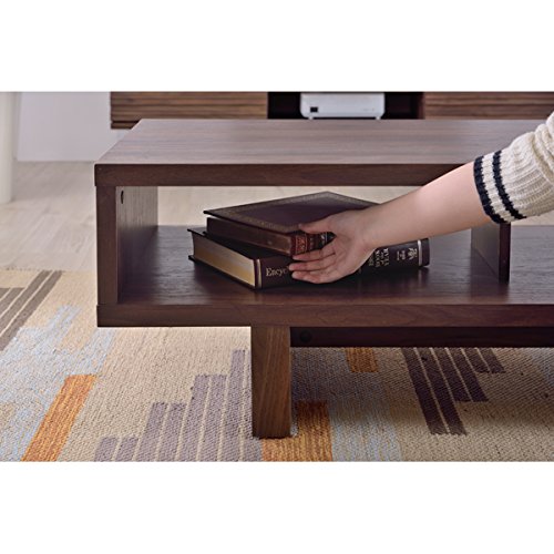 Amazon | 東谷 ローテーブル ちゃぶ台 W110×D50×H36.5 ダークブラウン