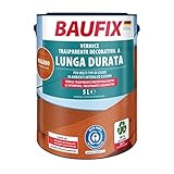 BAUFIX Decorazione a lungo termine in mogano lucido, 5 litri, smalto per legno, per interni ed esterni