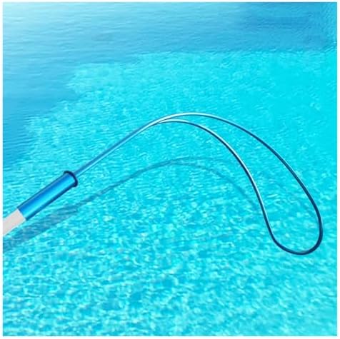 Lifesaving Pole,High Visibility Swimming Pool Rescue Pole,Professional Telescoping Safety Hook with Pole/Emergency Life-Saving Rod,Pool Cleaning Equipment(Life Hook+7 m Telescopic Pole)
