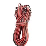 LitaElek 20m Cable Extensión Tira LED 2 Pines Cable de Conexión Cinta LED 2 Pin Cable Divisor Conector Banda LED Separable Extension para SMD 5050 3528 2835 LED Strip y Otros Dispositivos DC 12V-24V