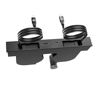 USB Hub for Tesla Model Y Juniper Accessories 2026 & Model 3 Highland 2025 Accessories, Hidden Console Phone Charger Hub, Center Console Interior (2-Type C for ModelY/3 Juniper&Highland) - Amazon product rated Grade B