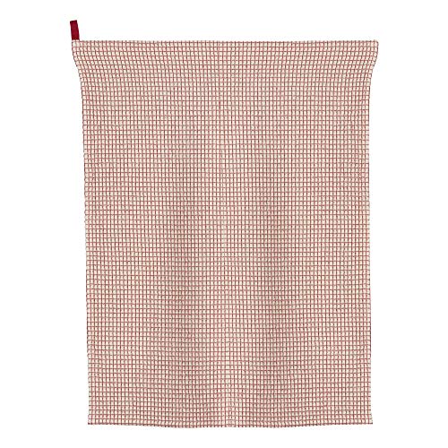 Zweifarbiges Waffelgewebe-Geschirrtuch Mumba 50 X 70 rubinrot 50 x 70 cm Winkler