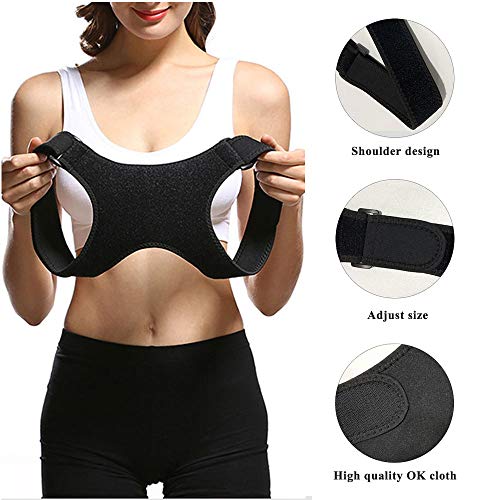 Bracetop Posture Corrector For Men Women, Back Brace Pain Relief For Shoulder Back Neck Brace Support, Invisible & Adjustable Upper Back Posture Corrector #TOP4