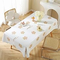 Amazon｜[XMTAN] 花柄 ビニール マット テーブルクロス 撥水 滑り止め