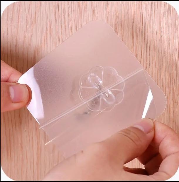 Miniatura 8 de Paquete de 20 ganchos adhesivos resistentes, con capacidad para 15 libras, ganchos de pared sin taladrar para baño, cocina, garaje, gancho adhesivo