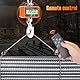 Kranwaage 2000kg/4000 lb, Elektronische Digitale Hängewaage, 2T Heavy Duty Industrie Hängende Waage mit Präzisem Sensor, Großem LCD Bildschirm und Fernbedienung für Bauernhof, Fabrik,Bau,kg/lb/N