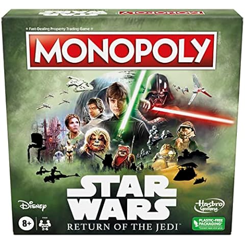 Hasbro Gaming Monopoly: Star Wars Return of The Jedi Board Game for 2-6 Players, Inspired by Return of The Jedi Movie, Game for Families and Kids Ages 8+ (Amazon Exclusive) Cover