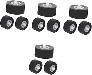 FAVOMOTO 12 Peças Vcr Rolo De Pitada Estéreos Gravador De Cassete Deck De Fita Gravador De Rolo De Pitada Rolo De Rolamento De Rolo Para Gravador De Vídeo Máquina De Reparo De Rolo De
