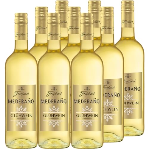 Mederaño Glühwein Weiß (9 x 0,75 l) - der perfekte Begleiter für die kalte Jahreszeit
