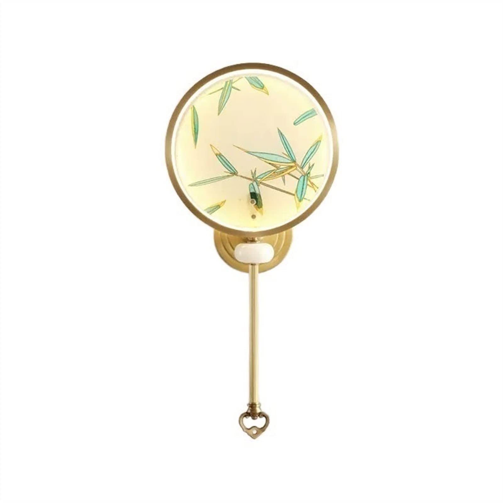 ZENY896V Bedroom Light Luxury Hand-Painted Enamel Colored Wall Lamp Copper Bedroom Bedside Hallway Decoration Wall Sconce