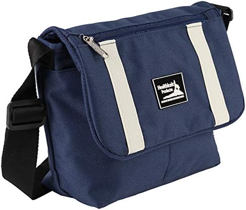 Amazon ヘルスニット リフレクトショルダーバッグ メッセンジャーバッグ メンズ レディース Hkb 3008 Blk Wht ショルダーバッグ