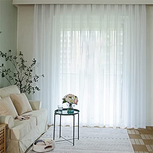 Voilages texturés effet lin blanc de qualité supérieure à œillets - 4