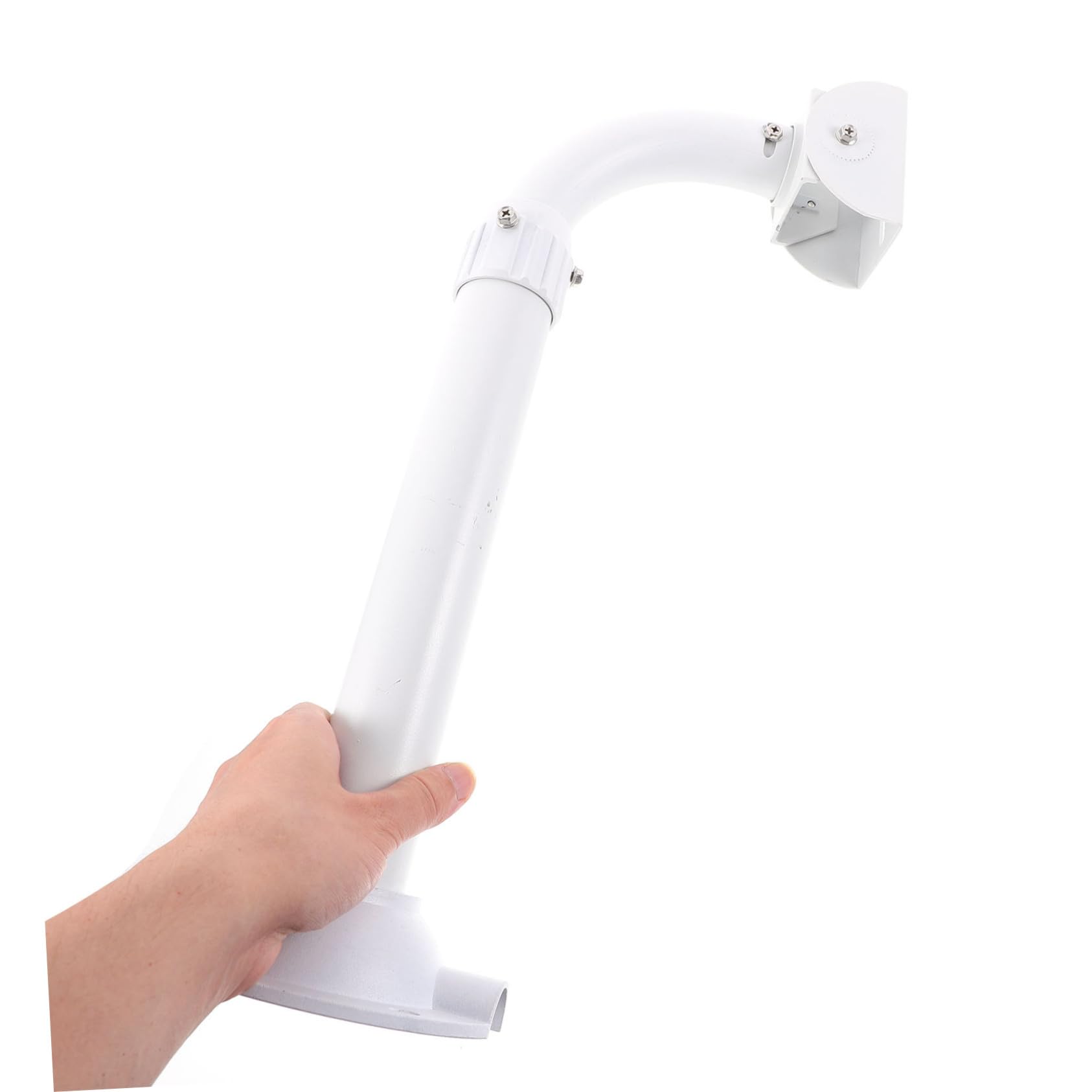 Support Mural pour Caméra de Sécurité Alliage Aluminium Réglable Tube Anti-enchevêtrement Support Robuste Jusqu