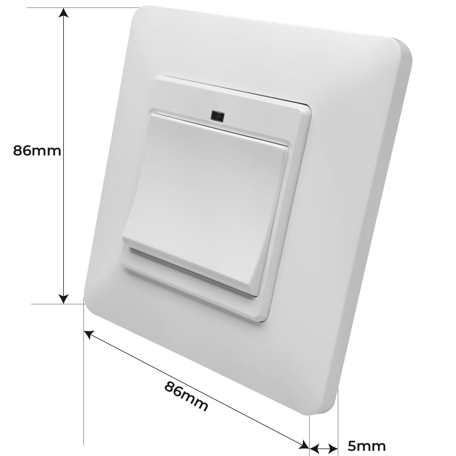 LED ATOMANT WLAN Schalter 1 Drucktaster Weiß Smart Life App