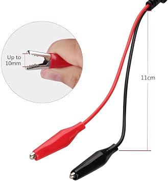 3 Pack BNC Test Leads Set, Oscilloscope Probes | BNC to Alligator Clips, BNC to Mini Test Clips, BNC to BNC Cable Leads