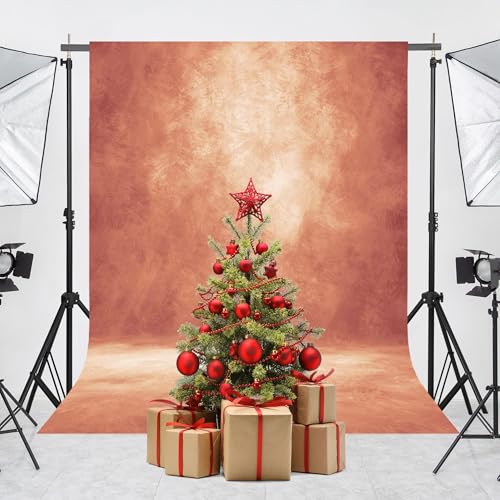 Image of Abstract Photography Backdrop for Photoshoot 8x10ft,Brick Red,No Stand