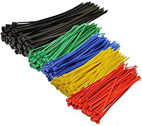 SYD CHEN 4 Inch Green Zip Ties (1000 Pieces), 18lb Strength, Nylon Cable Wire Ties