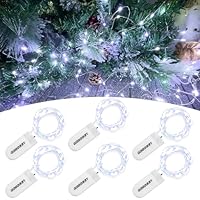 CNMTCCO Guirlande Lumineuse Photo, 50M 50LED Guirlande Photo Avec Minuterie 30 Clips Et 10 Clous Sans Traces, Alimentés Par Piles, Pour Decoration Chambre, Mariage, Anniversaire - Blanc Chaud