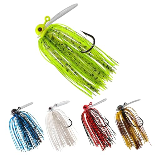Chatterbaits 9KM DWLIFE leurre silencieux à lames PVC anti-accroche jupe silicone
