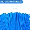 Eppingwin 200pcs Pipe Cleaners, Lake Blue Pipe Cleaners Craft Supplies,Chenille Stems for DIY Arts Crafts Project(Lake Blue) #1