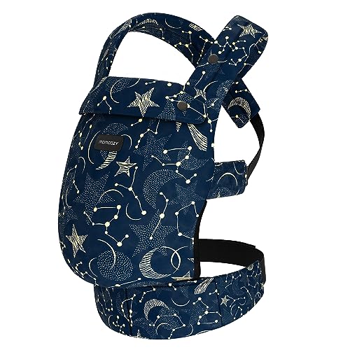 Image of Momcozy Baby Carrier Newborn to Toddler - Ergonomic, Cozy and Lightweight Infant Carrier for 7-44lbs, Effortless to Put On, Ideal for Hands-Free Parenting, Enhanced Lumbar Support, Yellow Star