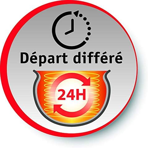 Icon for Delayed Start function with 24H text, indicating up to 24 hours delay