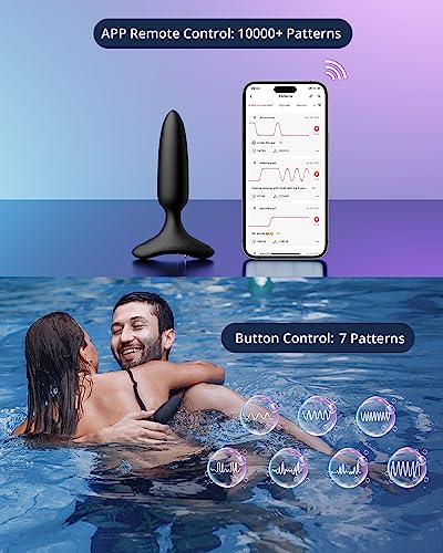 Image of LOVENSE Hush 2 Vibrating Butt Plug 1.0 inch, Silicone Anal Vibrator for Men with Remote Control, Waterproof and Rechargeable Plug Vibrator for Women, Adult Anal Plug Sex Toys for Couples
