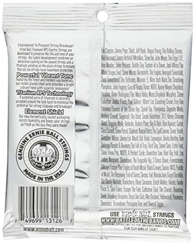 E-Gitarrensaiten Ernie Ball Not Even Slinky Coated Titanium RPS