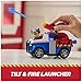 Paw Patrol Fire Rescue: Chase Rescue Fire Cruiser with Action Figure, Projectile Launcher, and Toy Truck, Kids Toys for Boys & Girls Ages 3 and Up