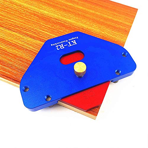 Wood Panel Radius Quick Round Arc Positioning Template Aluminum Alloy Woodworking Tool Suitble for Carpenter,Convenient and Practical - Image 2