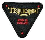 Triumph England Motorcycles Racing Classic Biker Logo Polo BT08 Patches